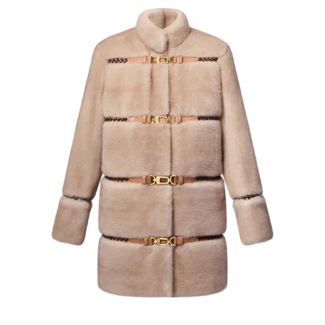 Stripped Mink Coat - Coats and Jackets - 1AIGVX | LOUIS VUITTON